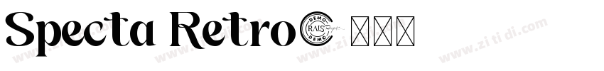Specta Retro字体转换